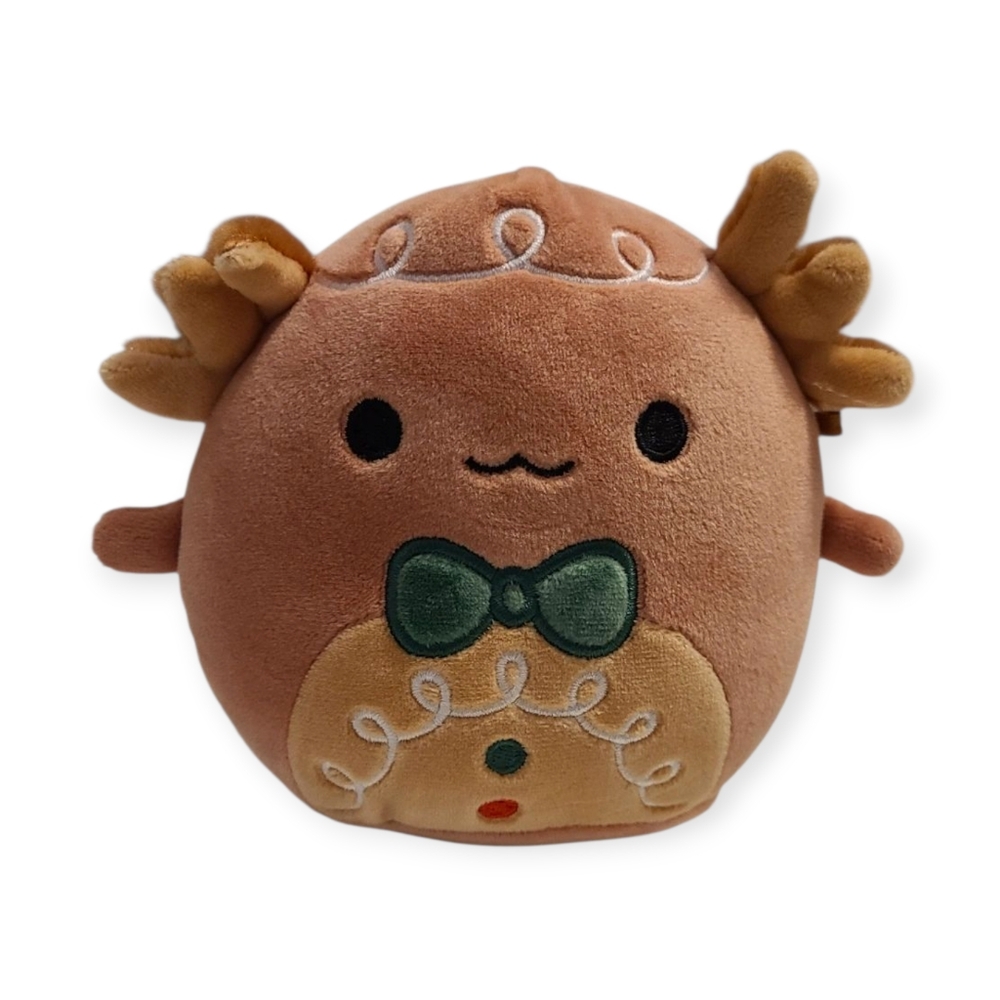5" Den the Gingerbread Axolotl Squishmallow